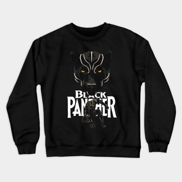 Black Panther Ver 2 Crewneck Sweatshirt by Susto